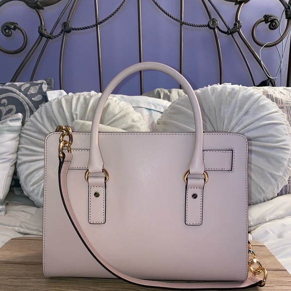 SOLD NWT Michael Kors Hamilton Saffiano Satchel - Picture 7 of 8